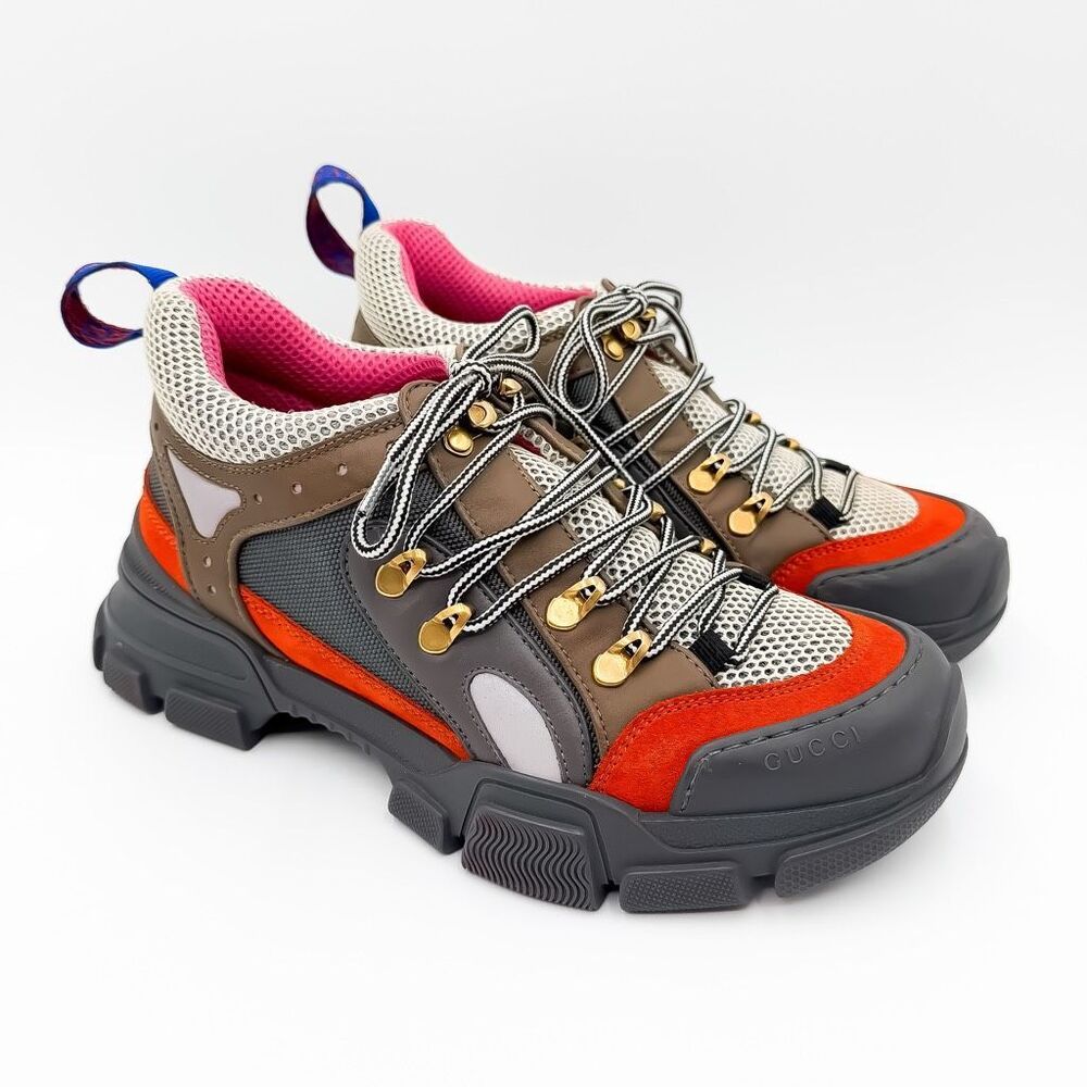 Gucci Boots Flashtrek Chunky Sole Sega Sneakers Size 39.5, 9.5 - Picture 3 of 14